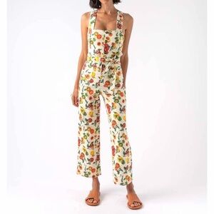 Rachel Antonoff Clem Jumpsuit Overall Heirloom Tomato Vegetable Belted 8